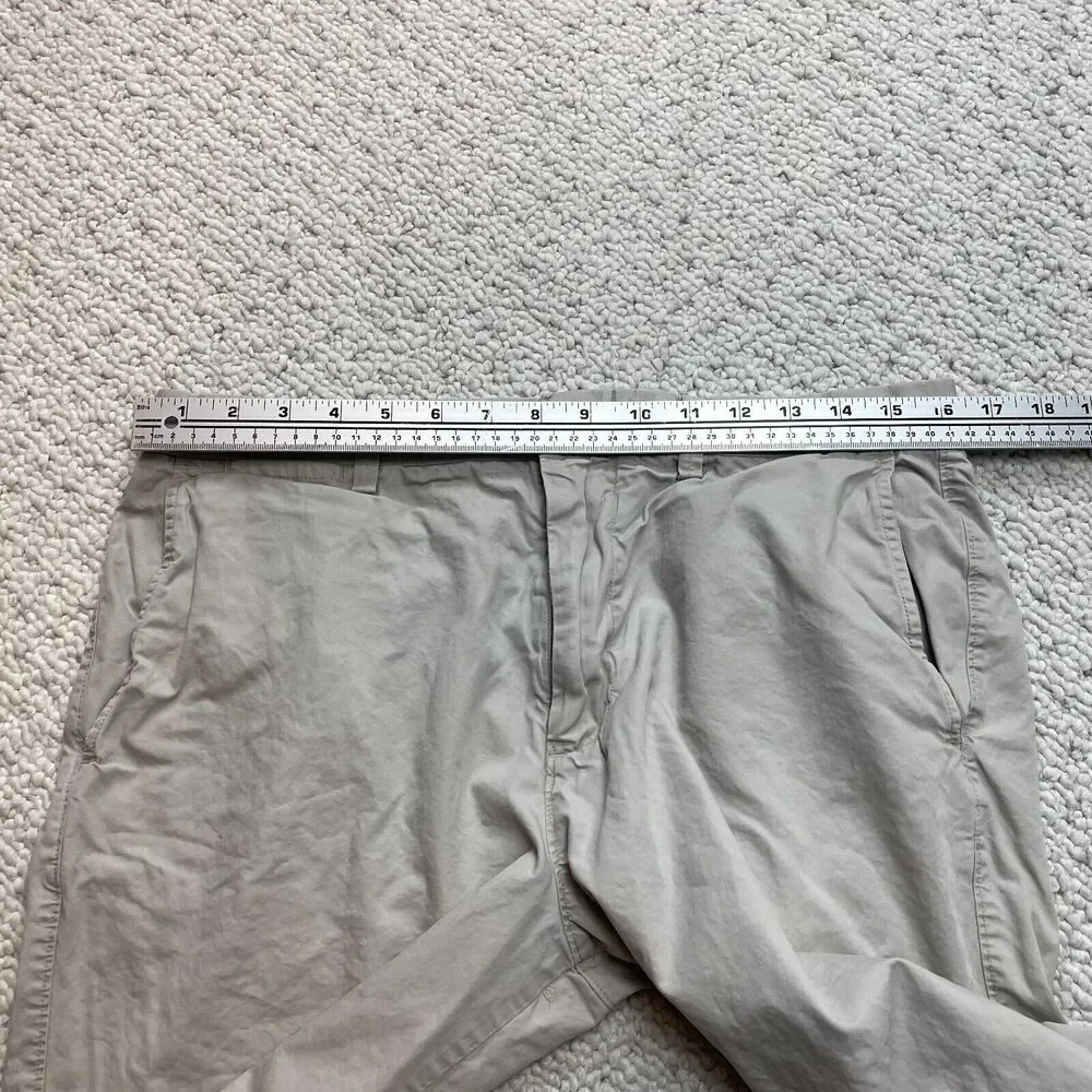 J.Crew Club Shorts Mens 33 Cotton Beige Chino Straight Solid 11